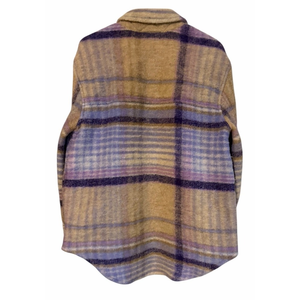Wilfred Free Aritzia The Ganna Shirt Jacket Elaine Violet Purple Women's Size M - Picture 2 of 13
